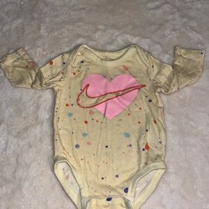 Nike baby long sleeve onesie